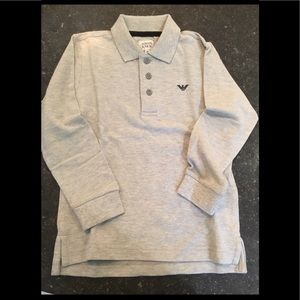 Long sleeved polo shirt Armani Junior